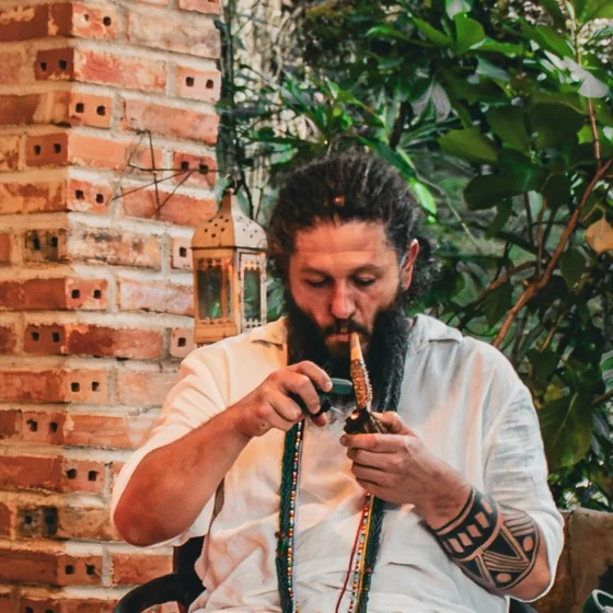 Pai Marcelo, zelador do Terreiro Jacutá, em Curitiba